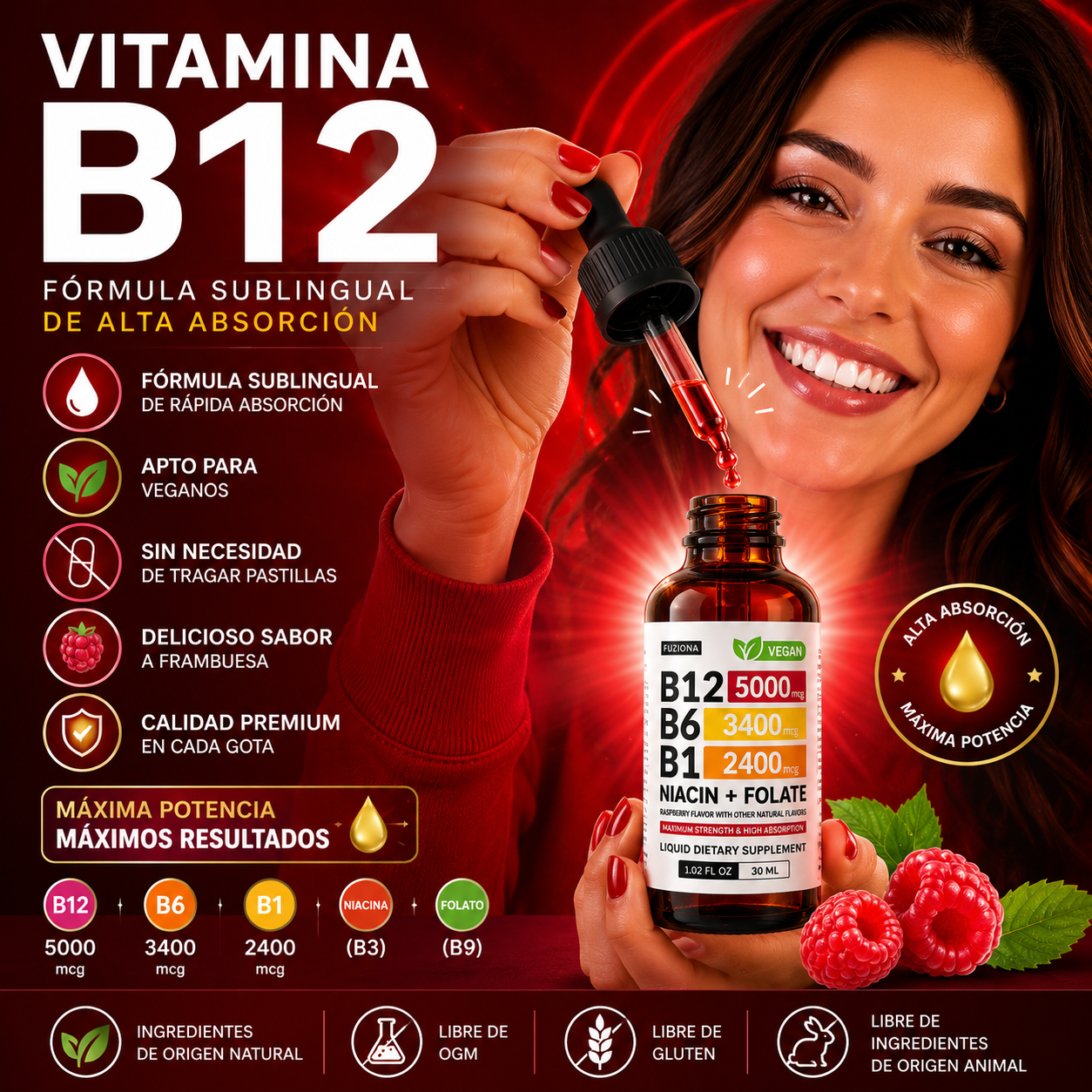 B12 VITAMINA suplemento