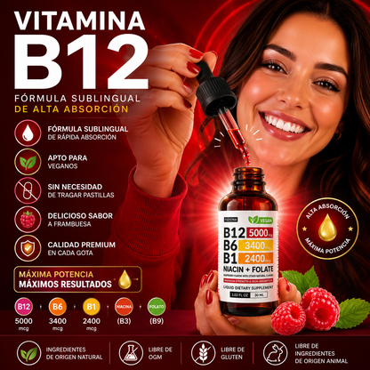 B12 VITAMINA suplemento