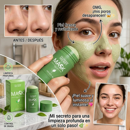 DermaGreen™ MASCARILLA Té VERDE EN BARRA