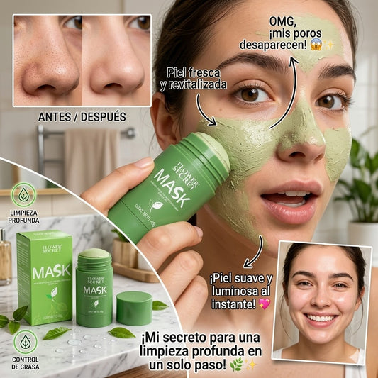 DermaGreen™ MASCARILLA Té VERDE EN BARRA