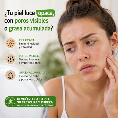 DermaGreen™ MASCARILLA Té VERDE EN BARRA