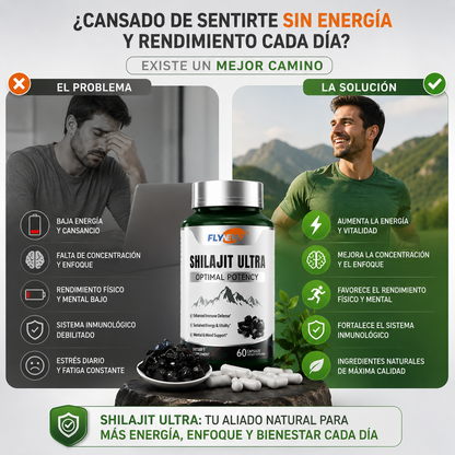 Shilajit Ultra™ Vitality  -  suplemento 60 CAPSULAS